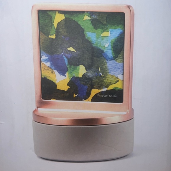 UMBRA “podium” decorative tabletop frame with storage - concrete & copper - NIB - Picture 5 of 16